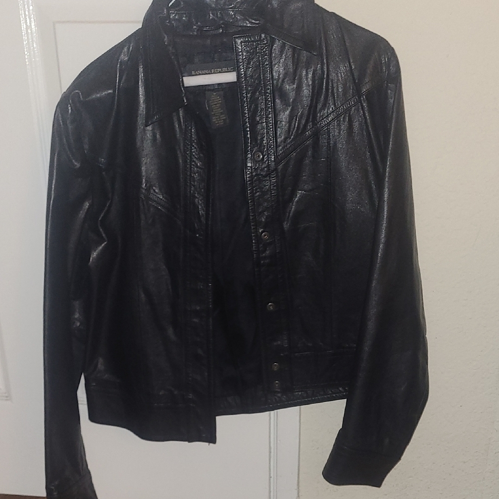 Women's Black Leather Jacket